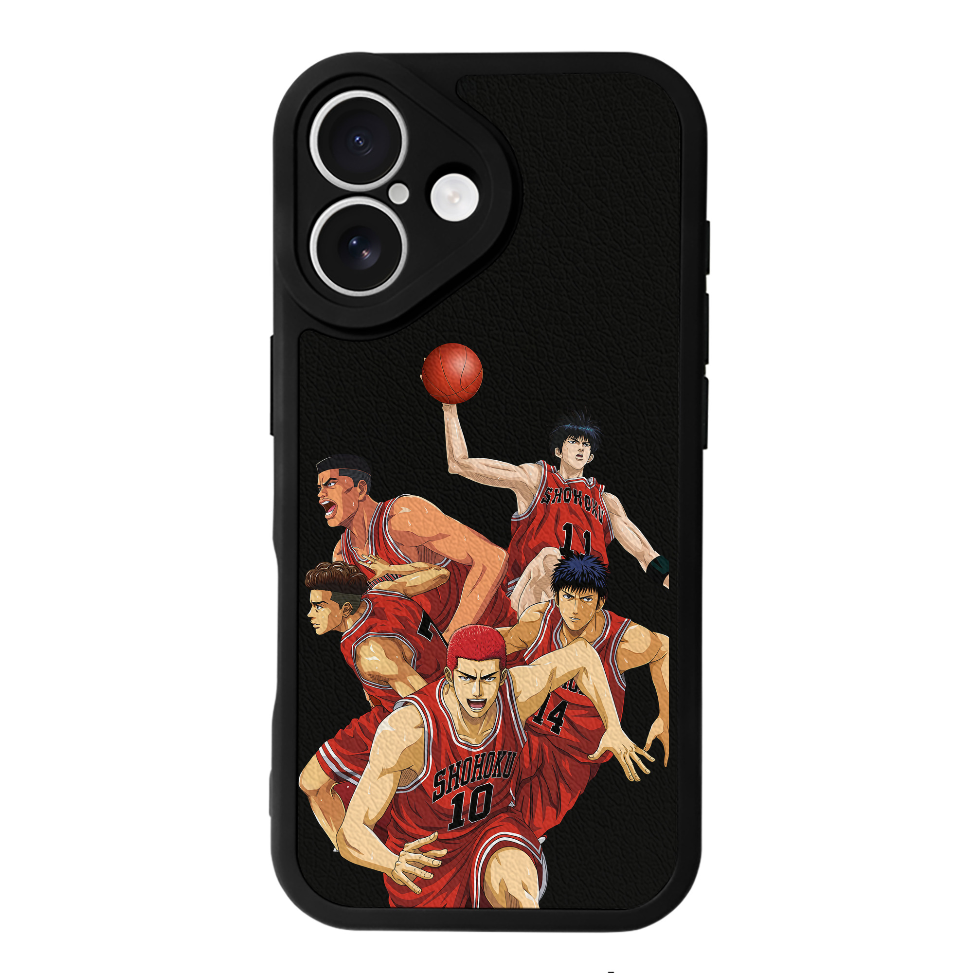 （画像用） SLAM DUNK／スラムダンク 【iPhone 16シリーズ対応】シリコンスマホケース（レザー調） 材質：シリコン